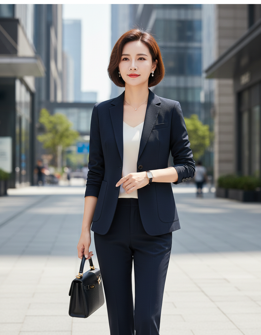 Veste de costume tendance coupe ajustée